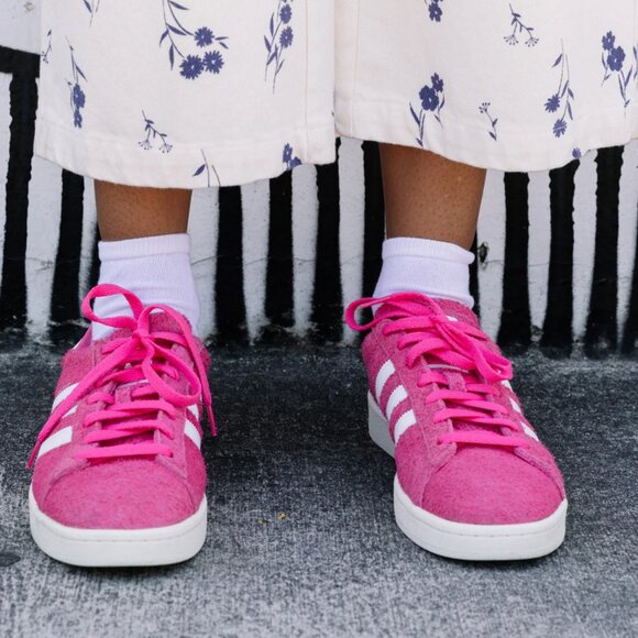 Adidas semi solar PINK CAMPUS RARE CLASSIC BZ0069 PINK SUEDE RARE 9.5 US - Picture 2 of 11